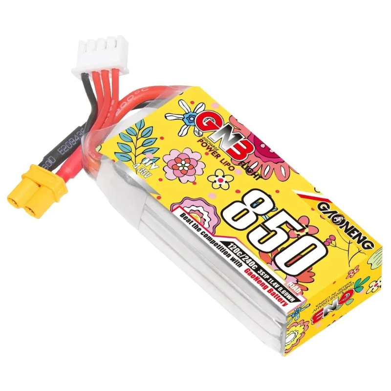 1pcs new GNB LiHV 3S 11.4V 850 - Drone Battery 3S recension och pris