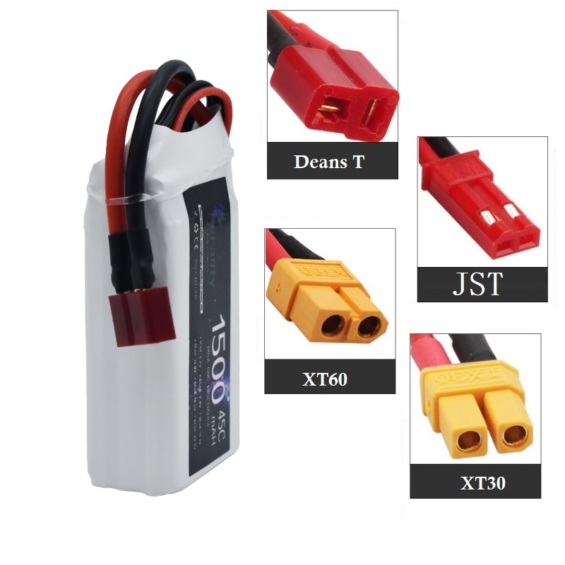 3S 11.1V Lipo Battery Deans XT - Drone Battery 3S recension och pris