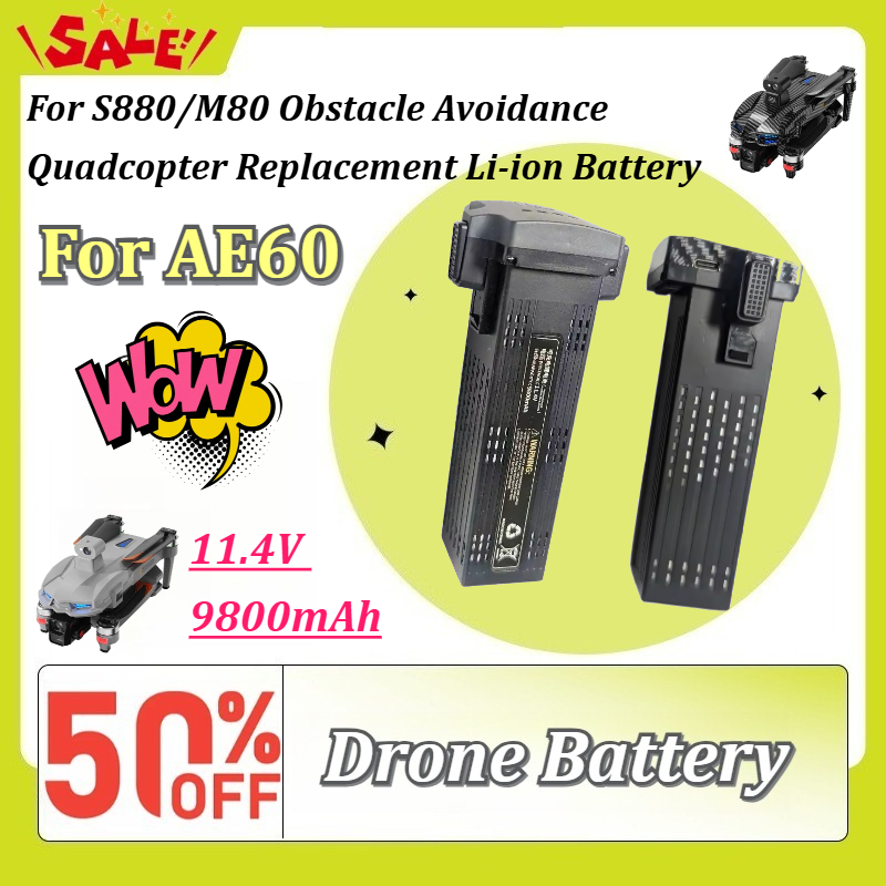 New 11.4V 9800mAh Rechargeable - Drone Battery Li-Ion recension och pris